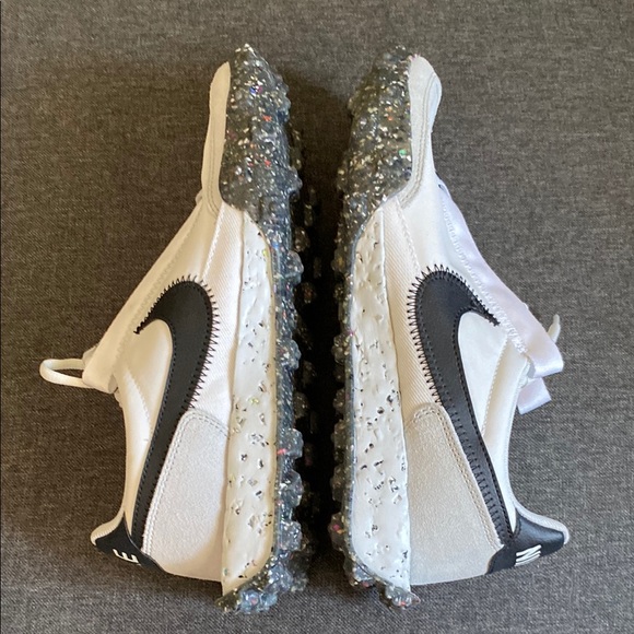 Nike Women's waffle racer crater White and Black Sneakers size 7.5 - Picture 9 of 12